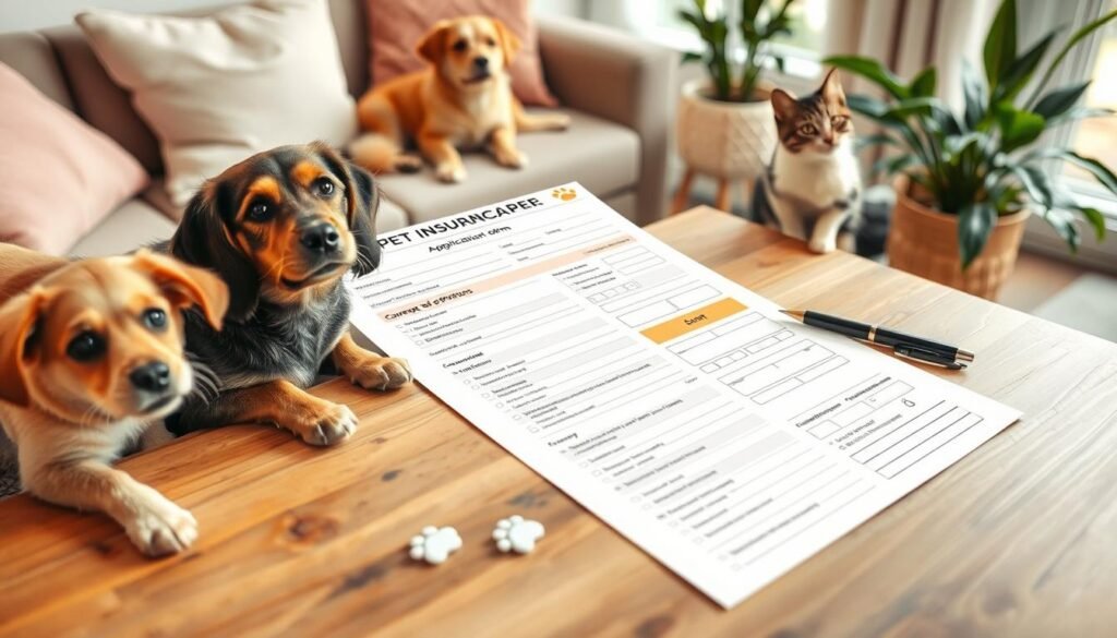 pet insurance application