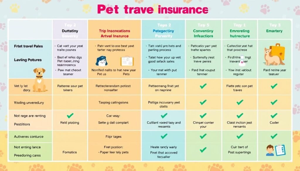 pet travel insurance policy comparison