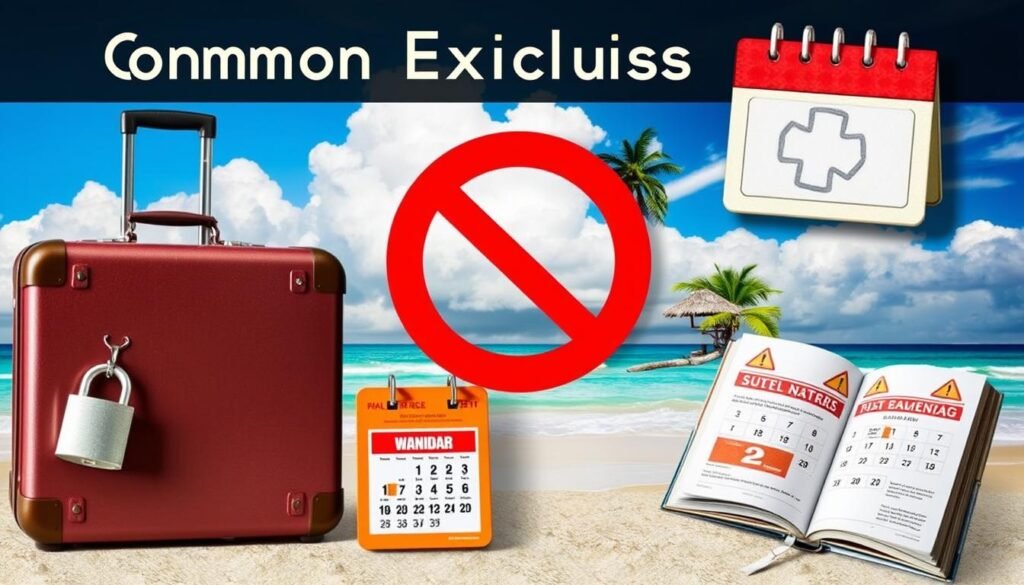 common exclusions in travel insurance