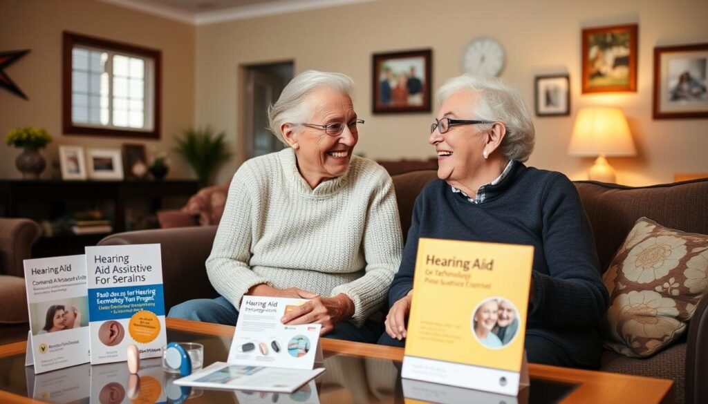 senior citizen hearing aid assistance