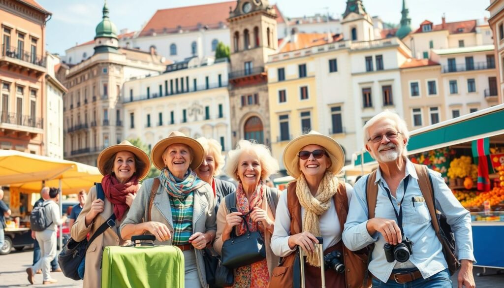 senior travelers